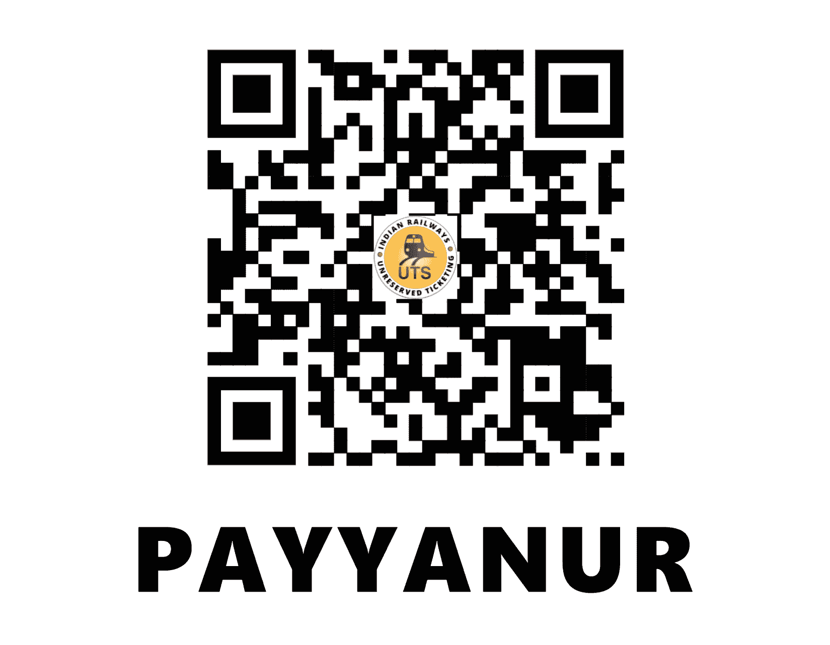 UTS QR Code for Payyanur - PAY