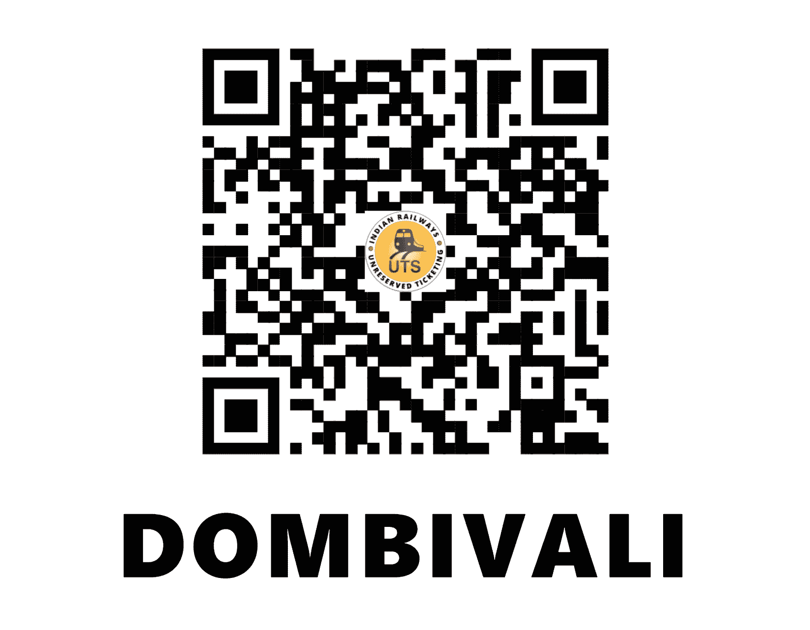 UTS QR Code for Dombivli - DI