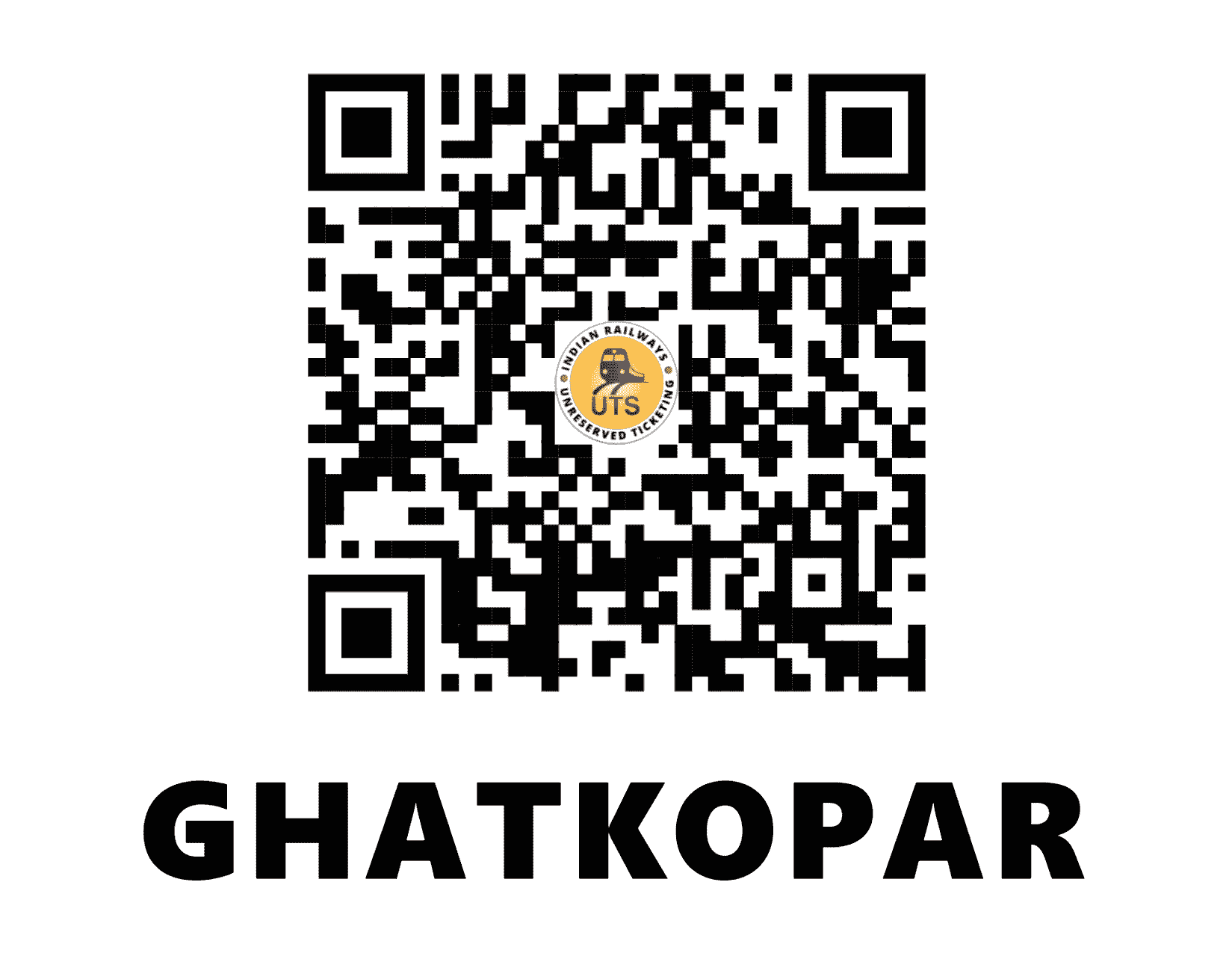 UTS QR Code for Ghatkopar - G