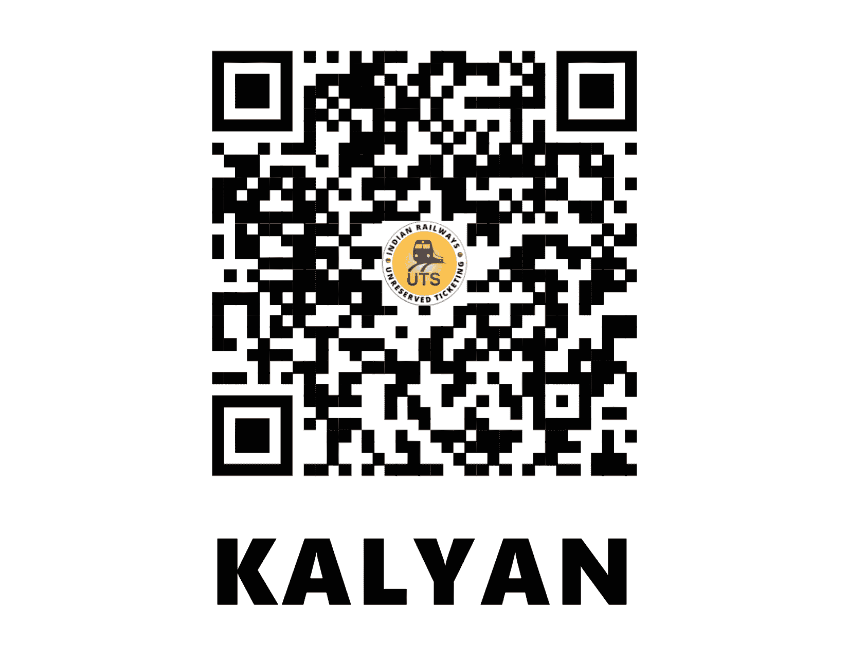 UTS QR Code for Kalyan - KYN