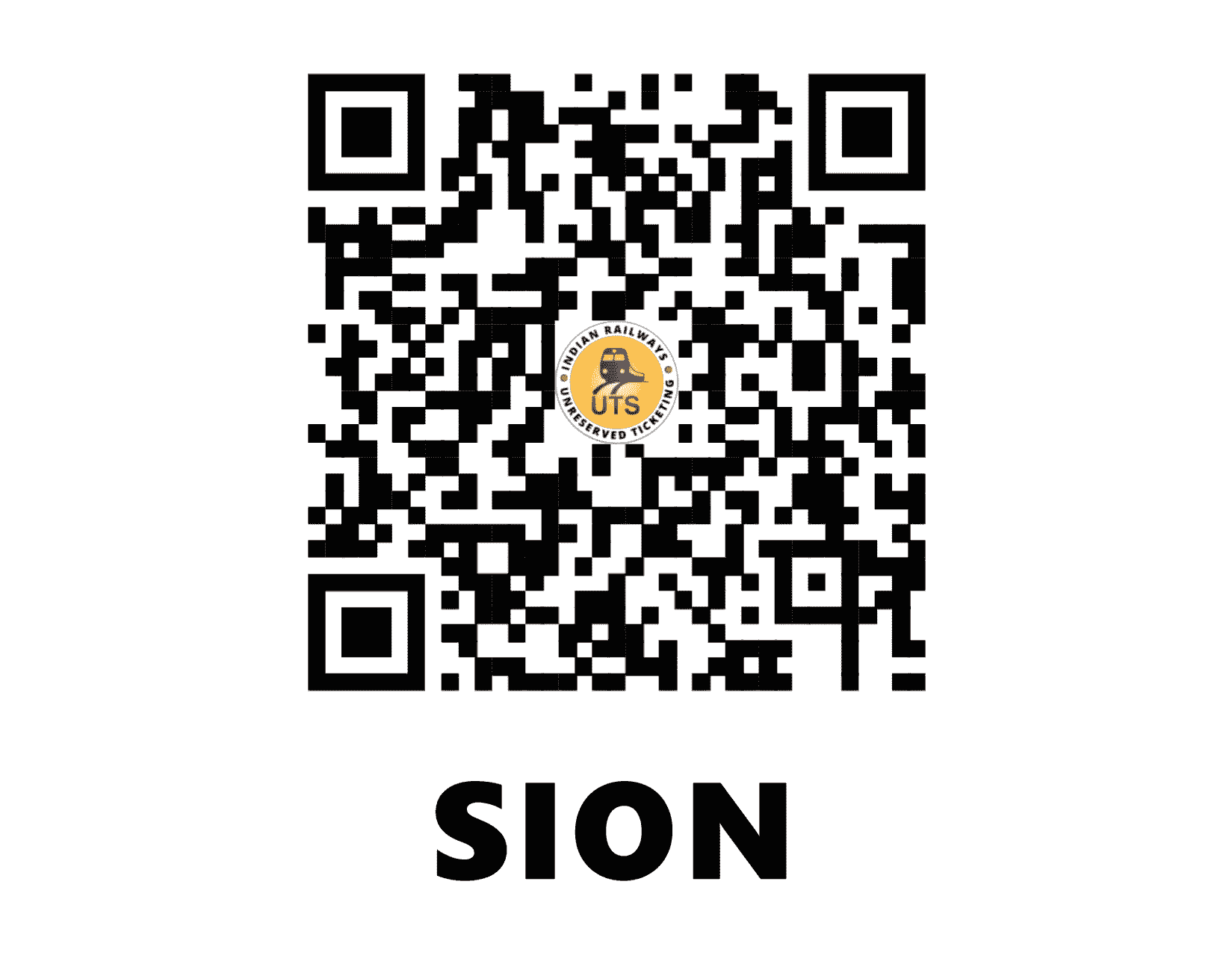 UTS QR Code for Sion - SIN
