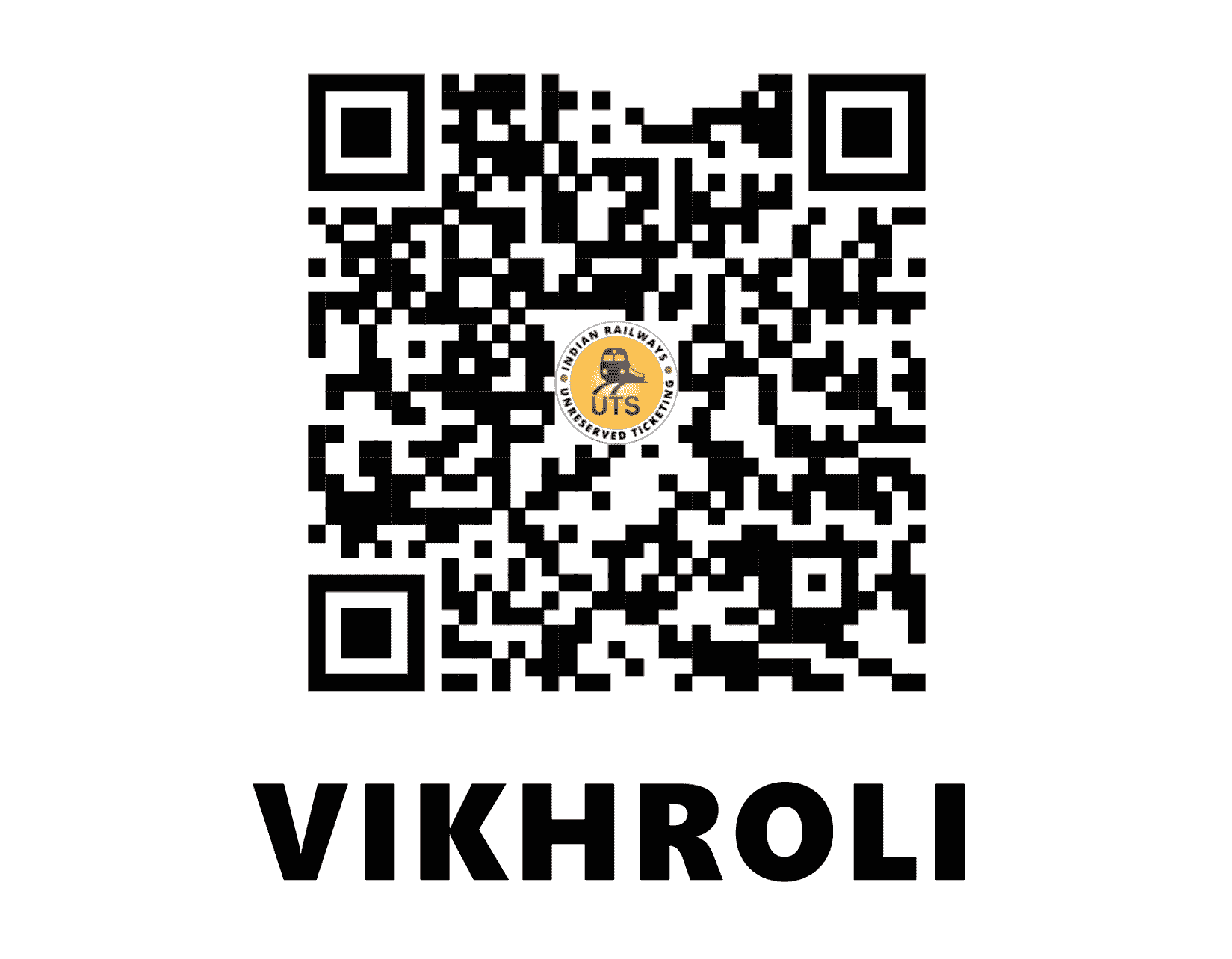 UTS QR Code for Vikhroli - VK