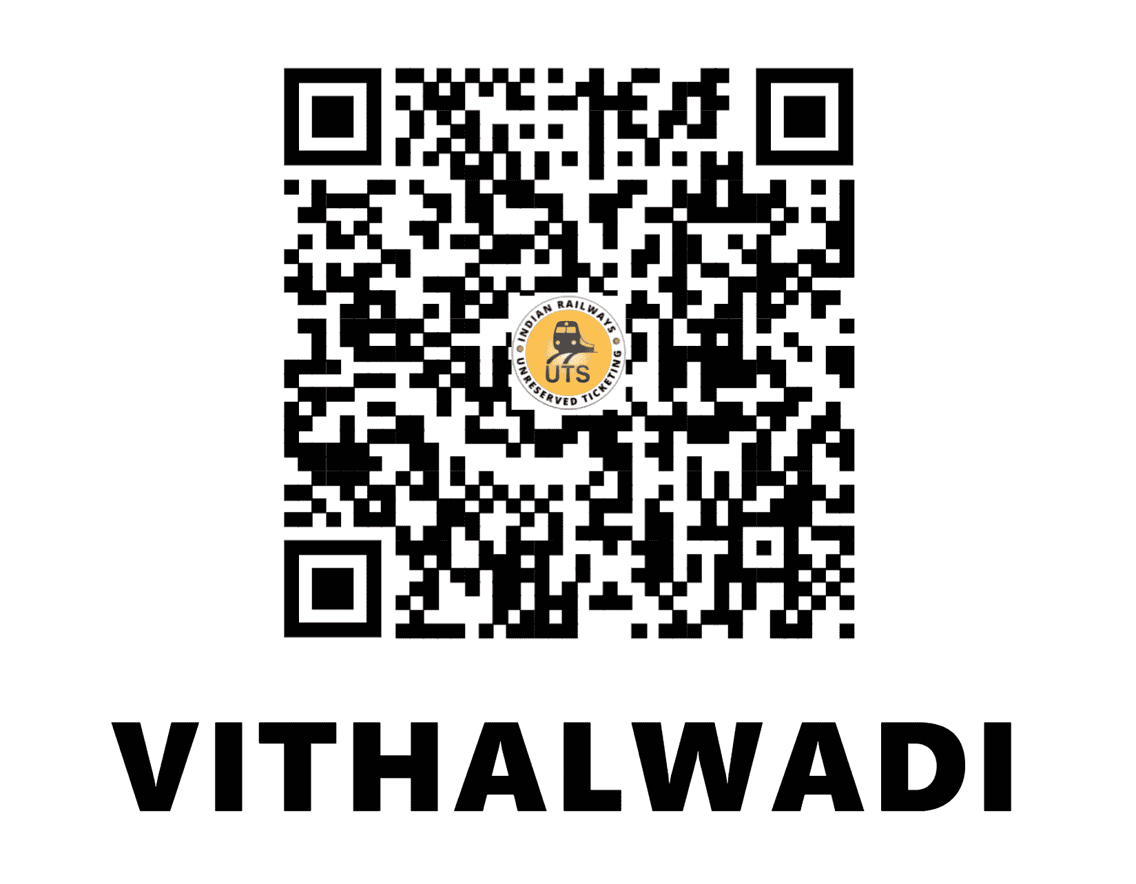 UTS QR Code for Vithalwadi - VLDI
