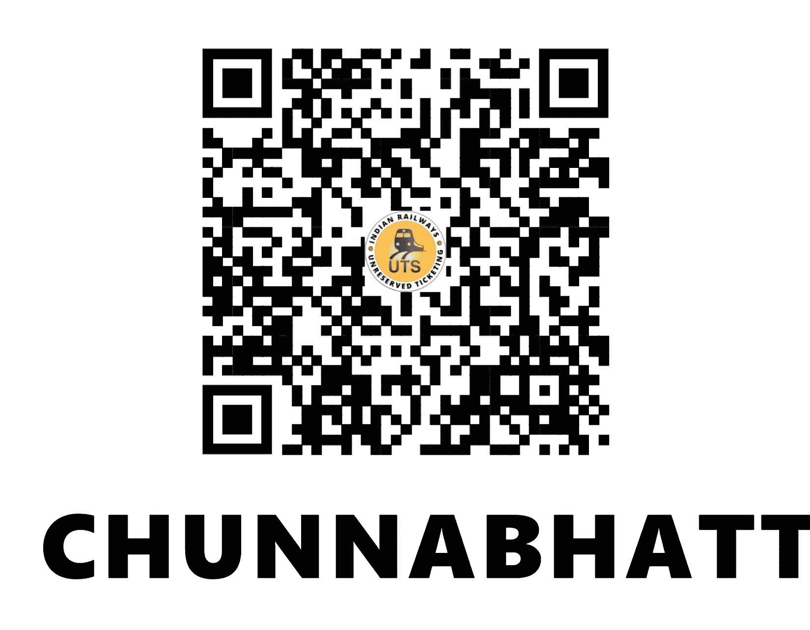 UTS QR Code for Chunabhatti - CHF