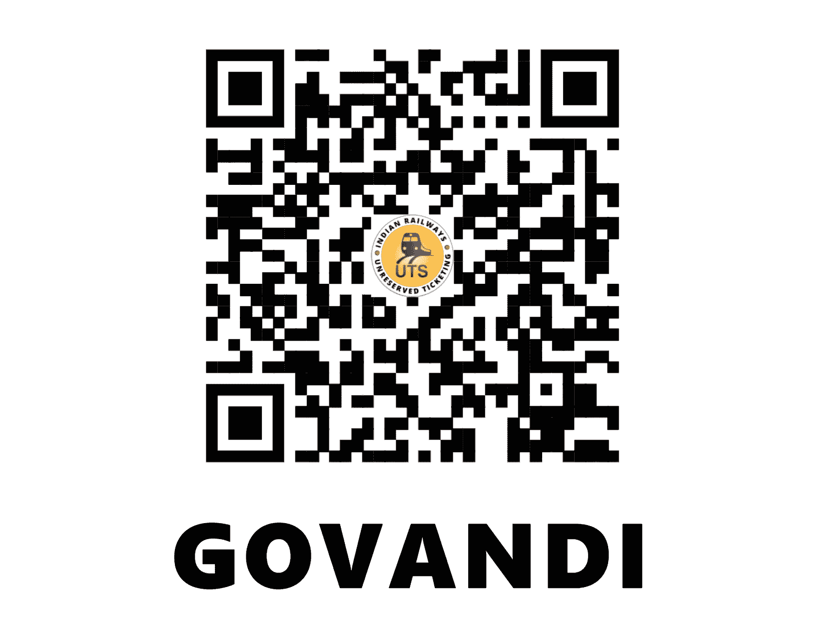 UTS QR Code for Govandi - GV