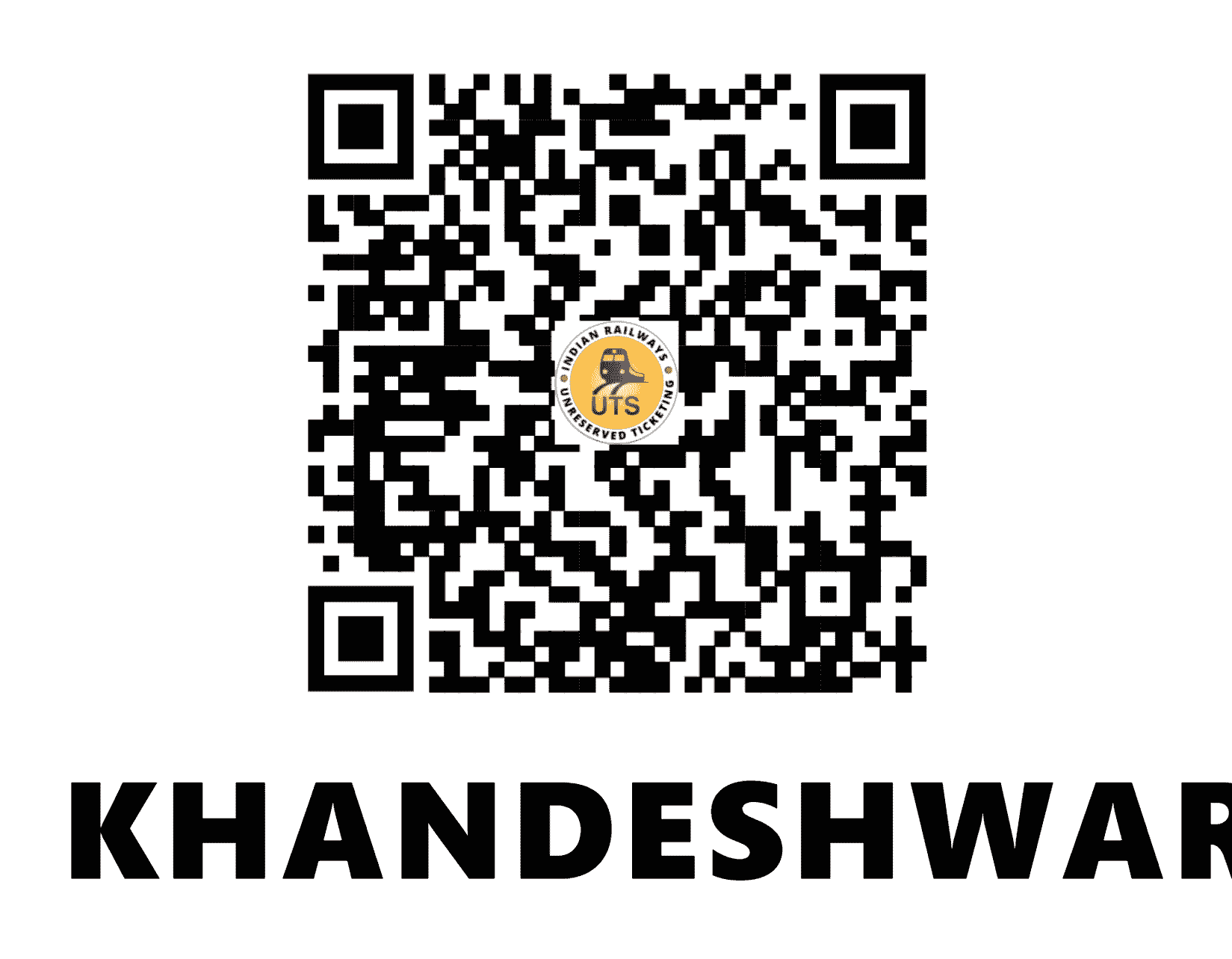 UTS QR Code for Khandeshwar - KNDS