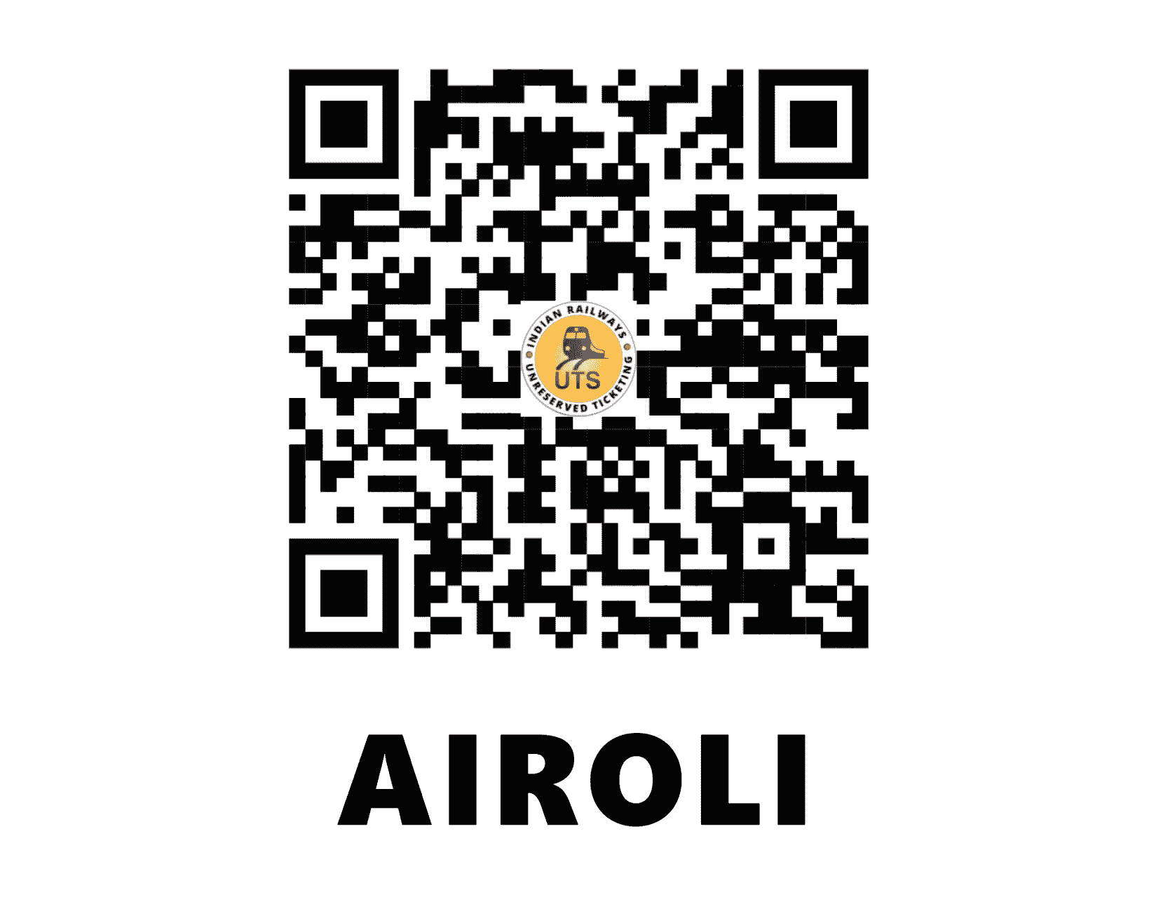 UTS QR Code for Airoli - AIRL