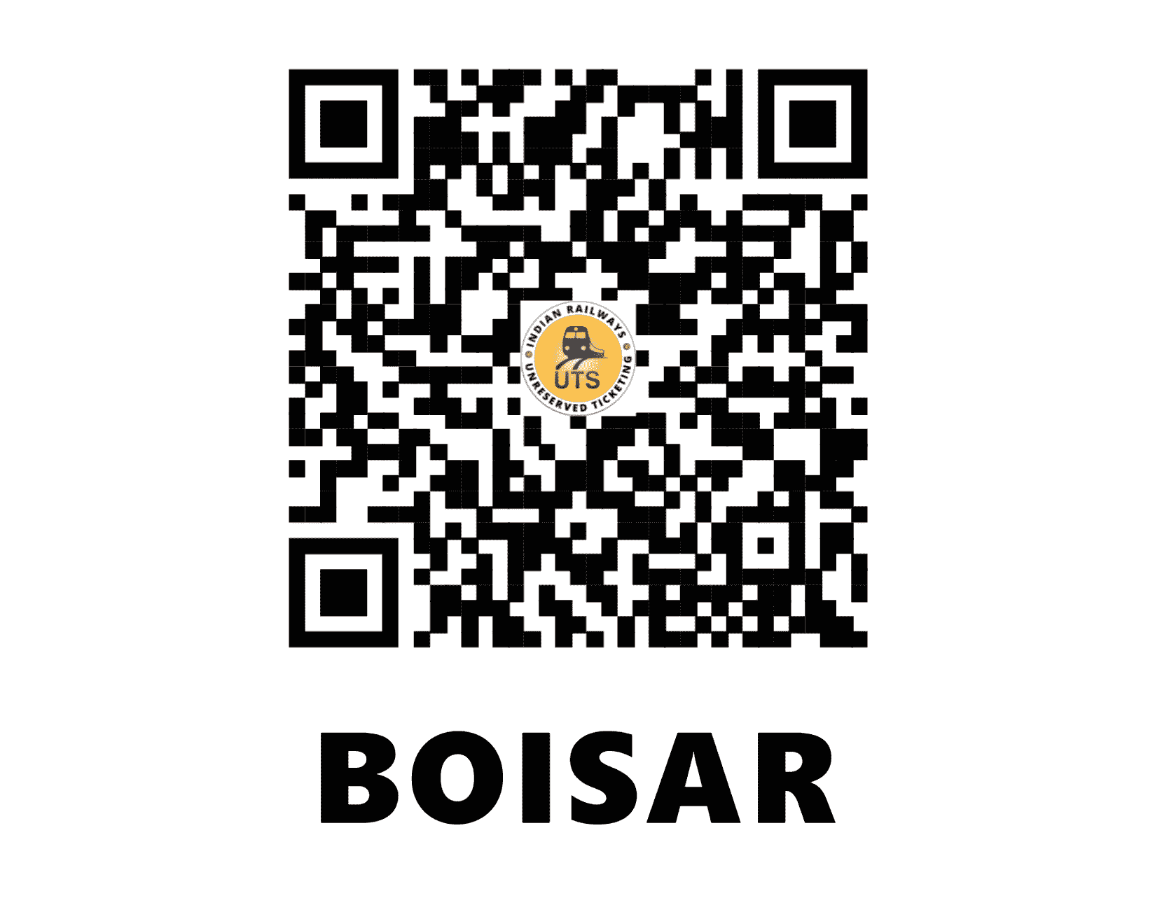 UTS QR Code for Boisar - BOR