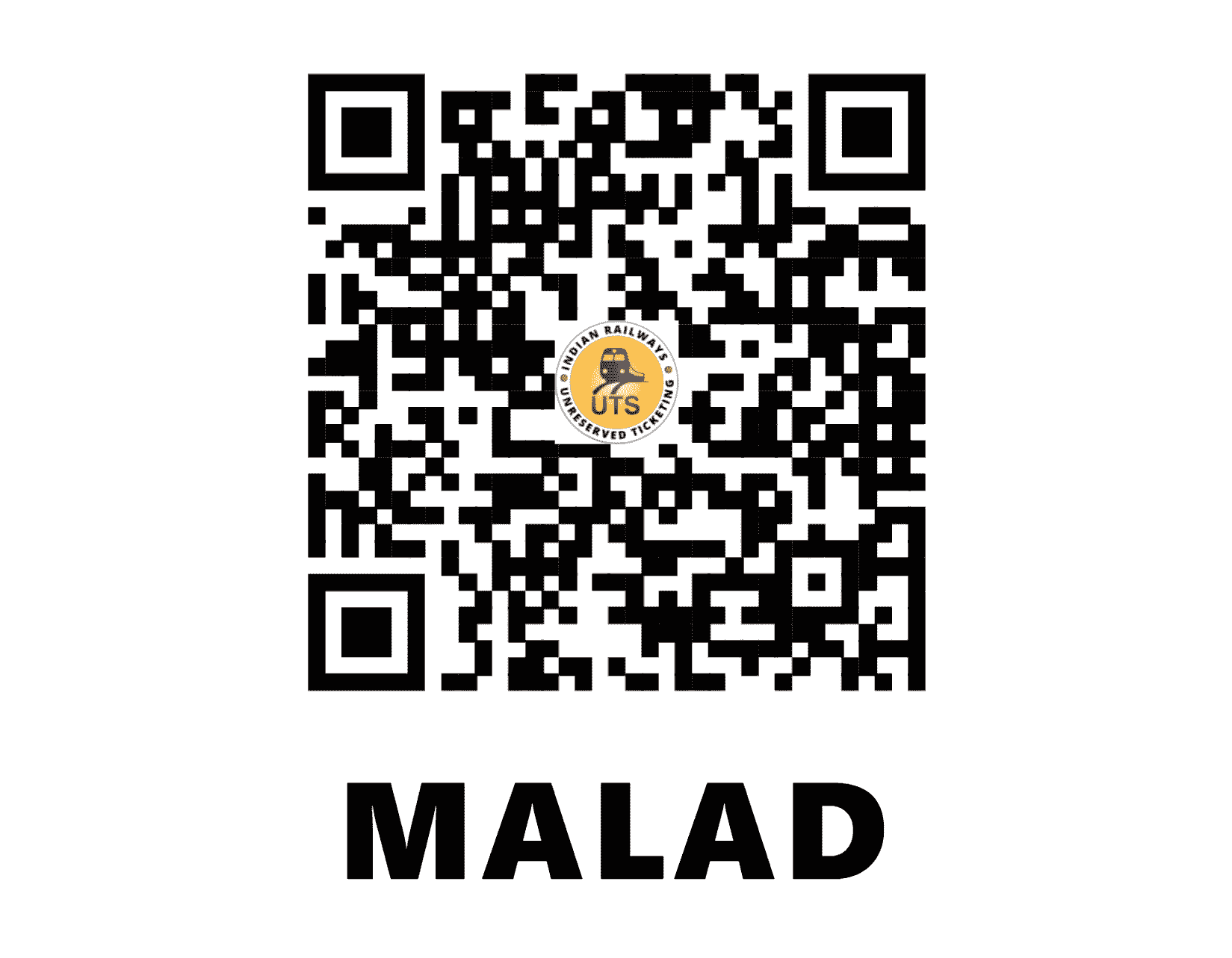 UTS QR Code for Malad - MDD