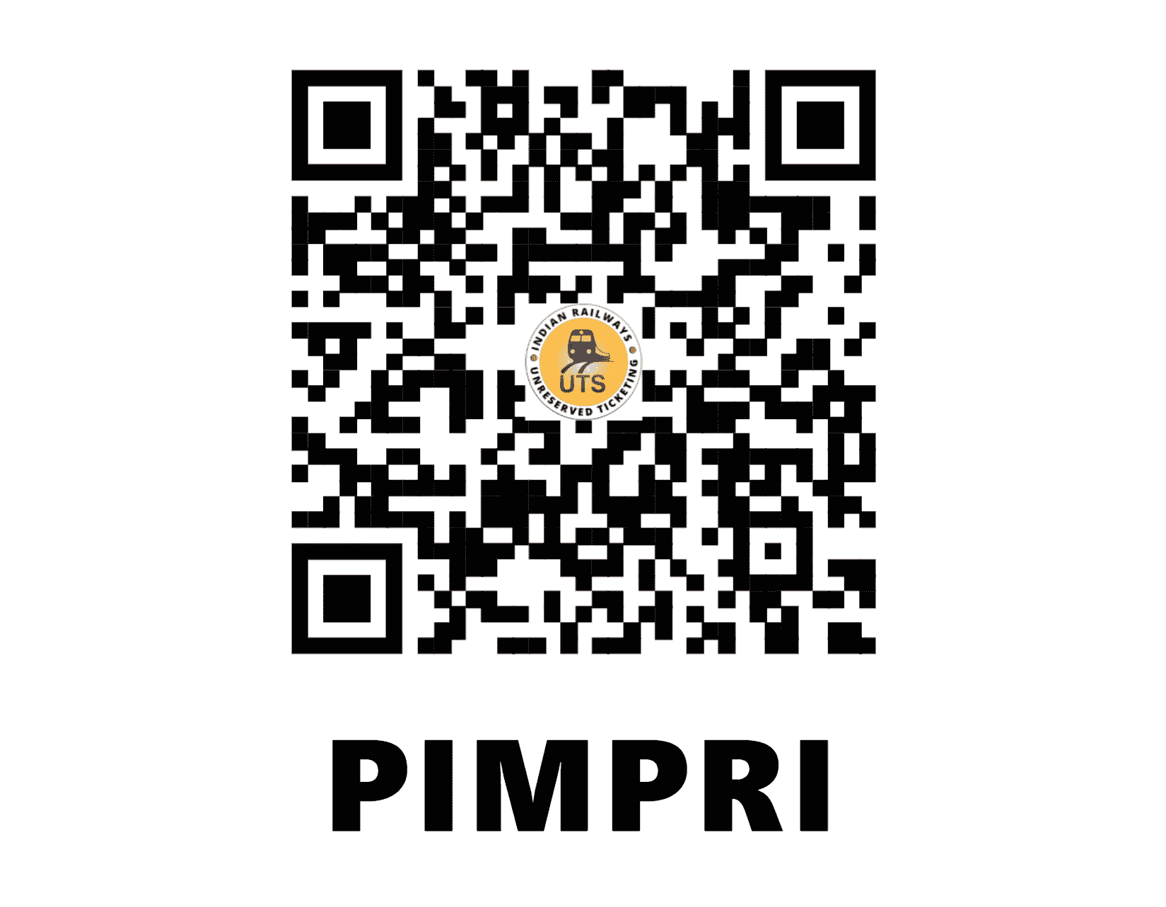 UTS QR Code for Pimpri - PMP