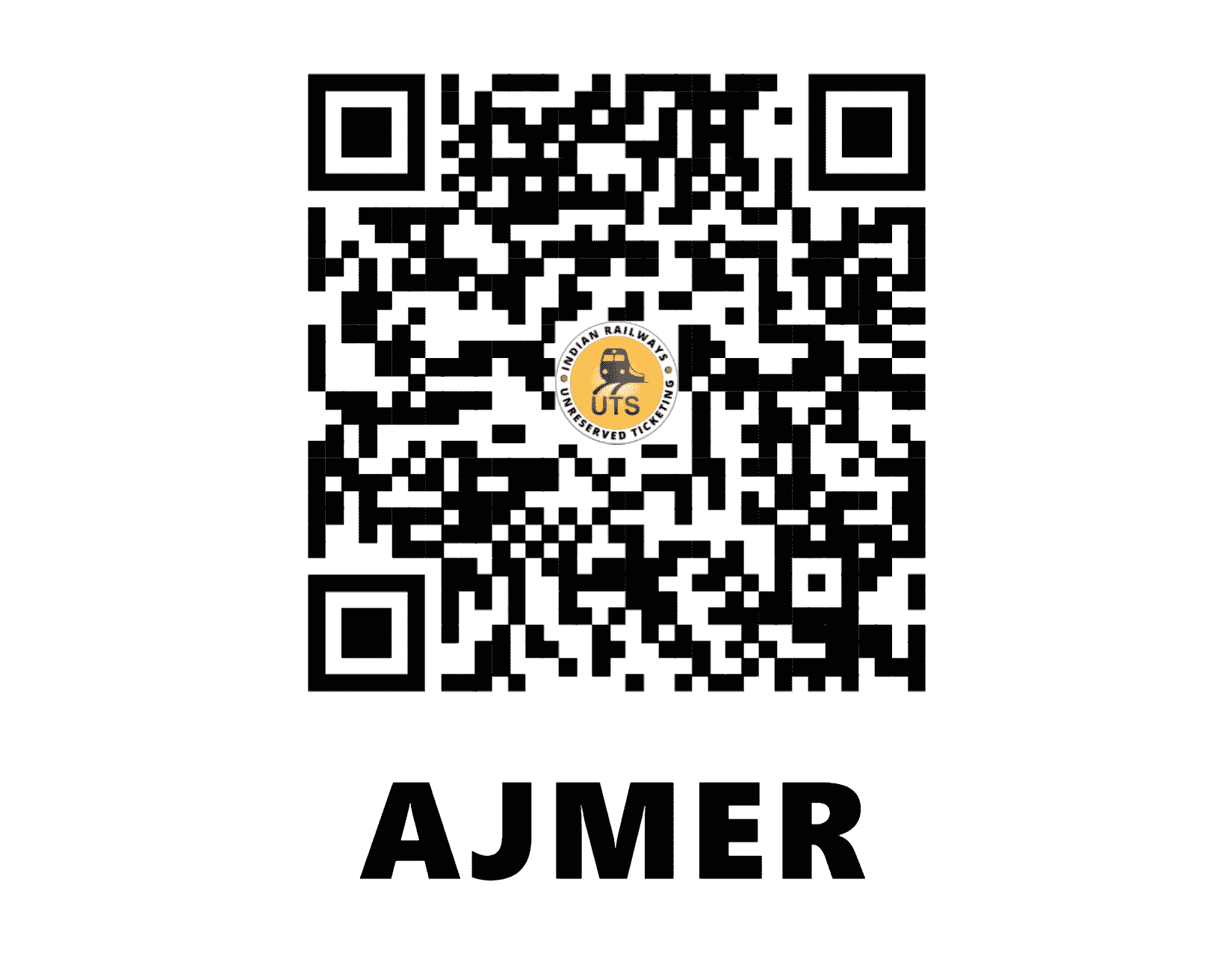 UTS QR Code for Ajmer - AII