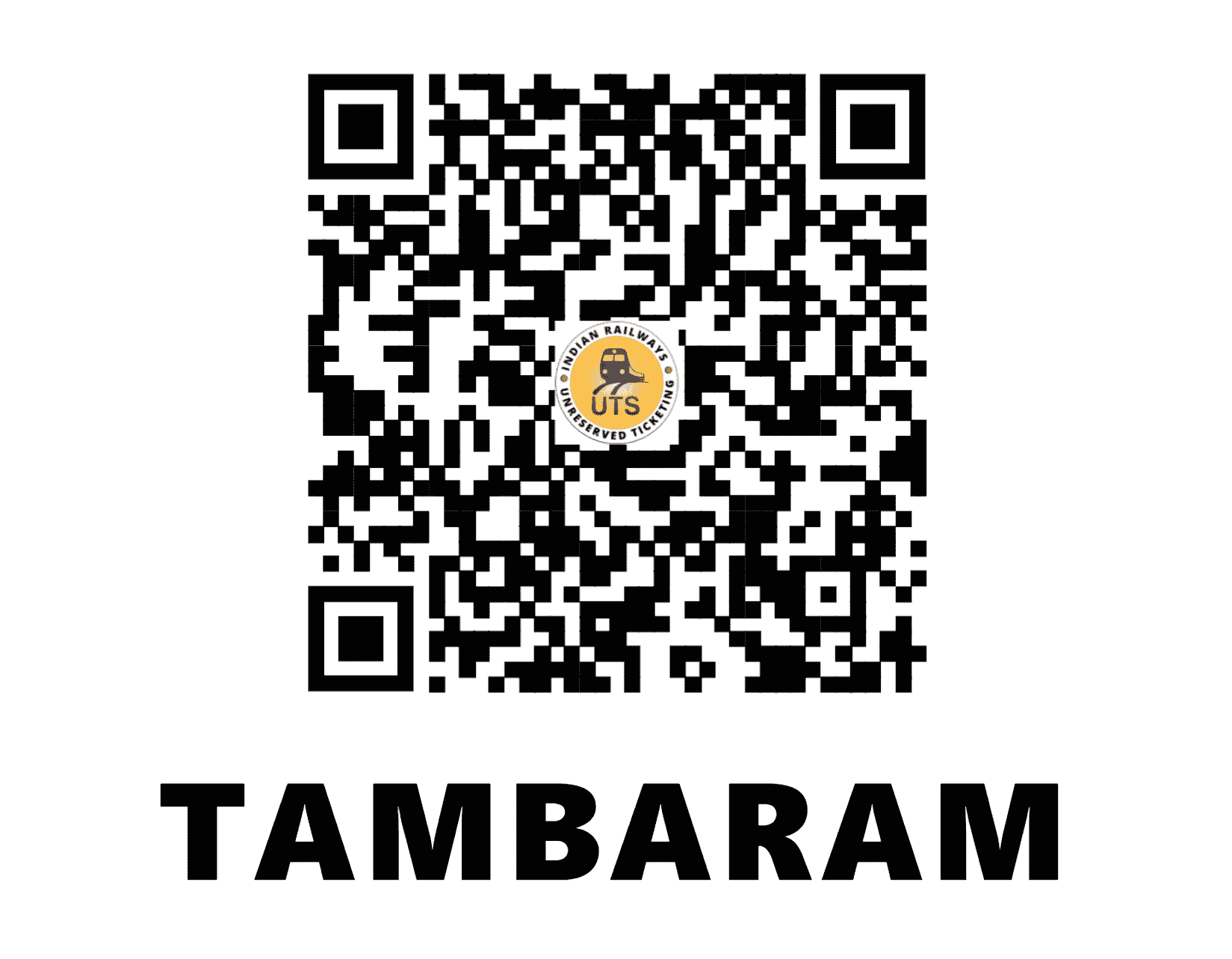 UTS QR Code for Tambaram - TBM