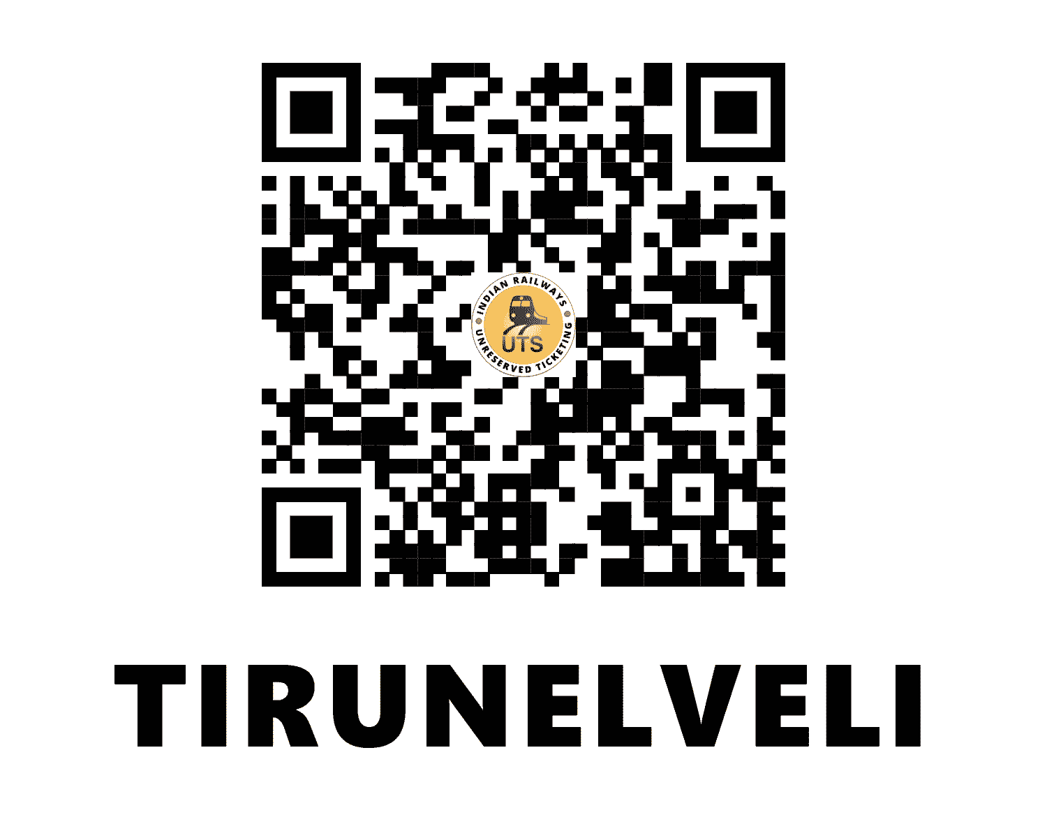 UTS QR Code for Tirunelveli - TEN