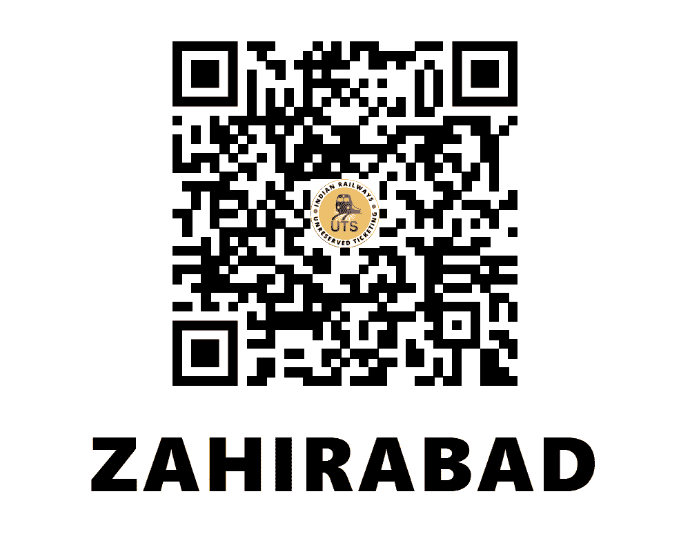UTS QR Code for Zahirabad - ZB