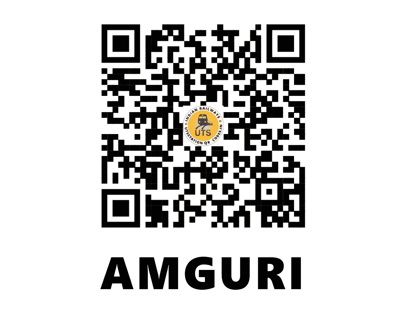 UTS QR Code for AMGURI - AGI (NF - ASSAM)