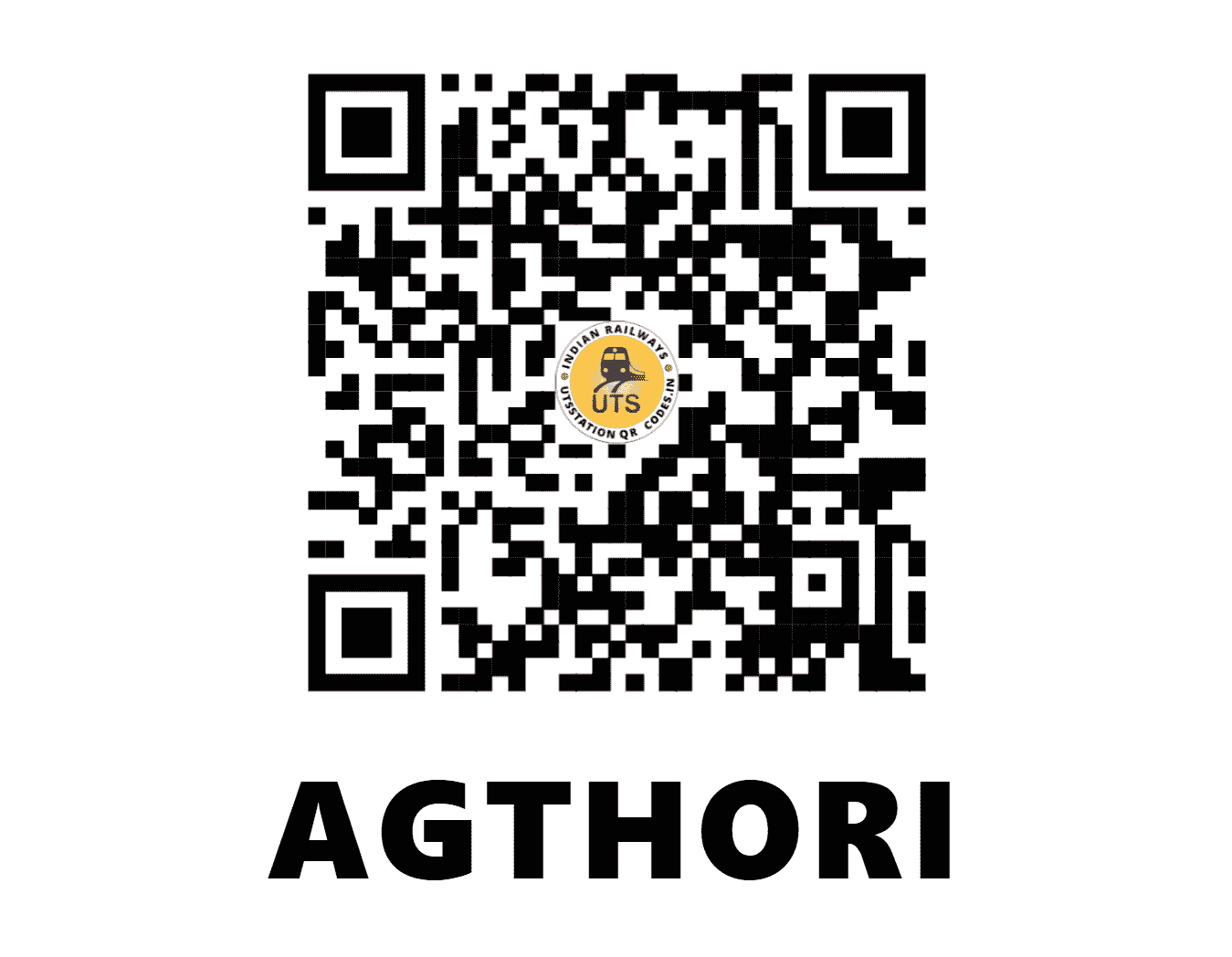 UTS QR Code for AGTHORI - AGT (NF - ASSAM)