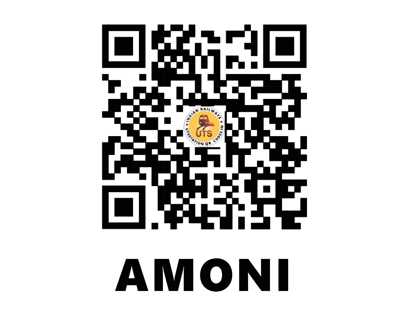 UTS QR Code for AMONI - AONI (NF - ASSAM)