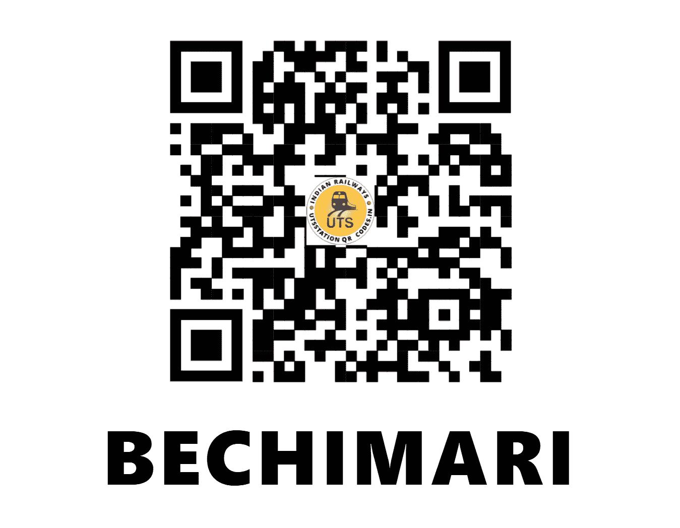 UTS QR Code for BECHIMARI - BCMR (NF - ASSAM)