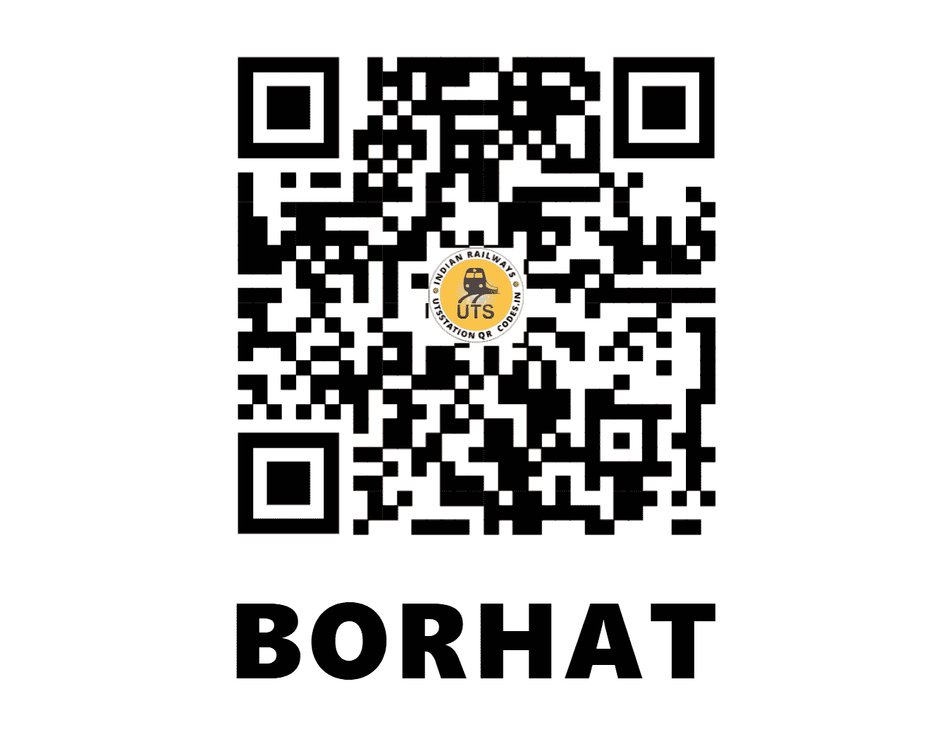 UTS QR Code for BORHAT - BFD (NF - ASSAM)