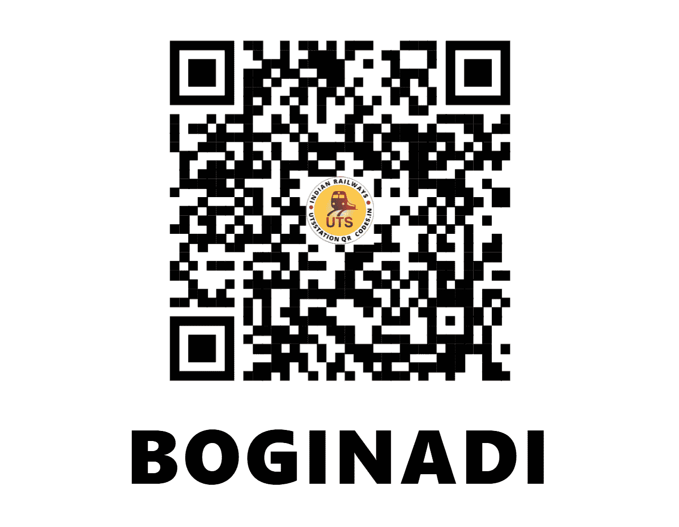 UTS QR Code for BOGINADI - BGND (NF - ASSAM)