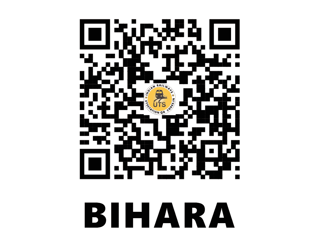UTS QR Code for BIHARA - BHZ (NF - ASSAM)