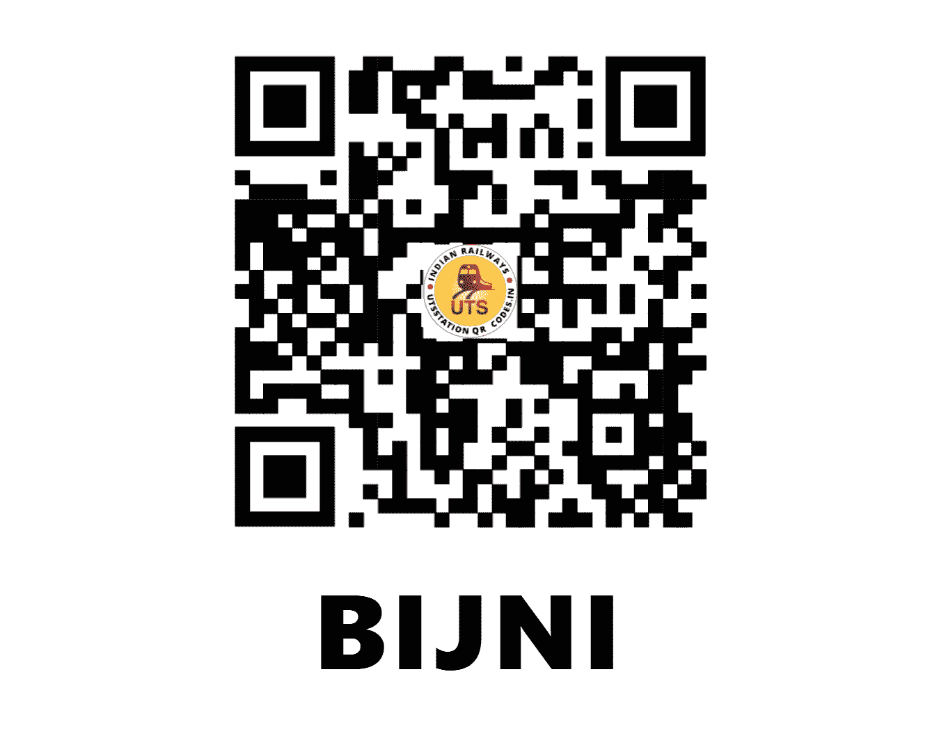 UTS QR Code for BIJNI - BJF (NF - ASSAM)