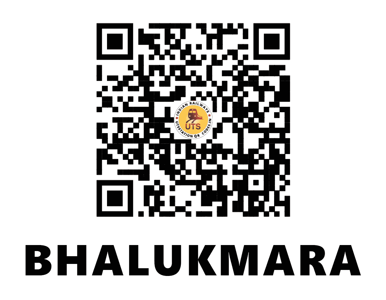 UTS QR Code for BHALUKMARA - BLMR (NF - ASSAM)