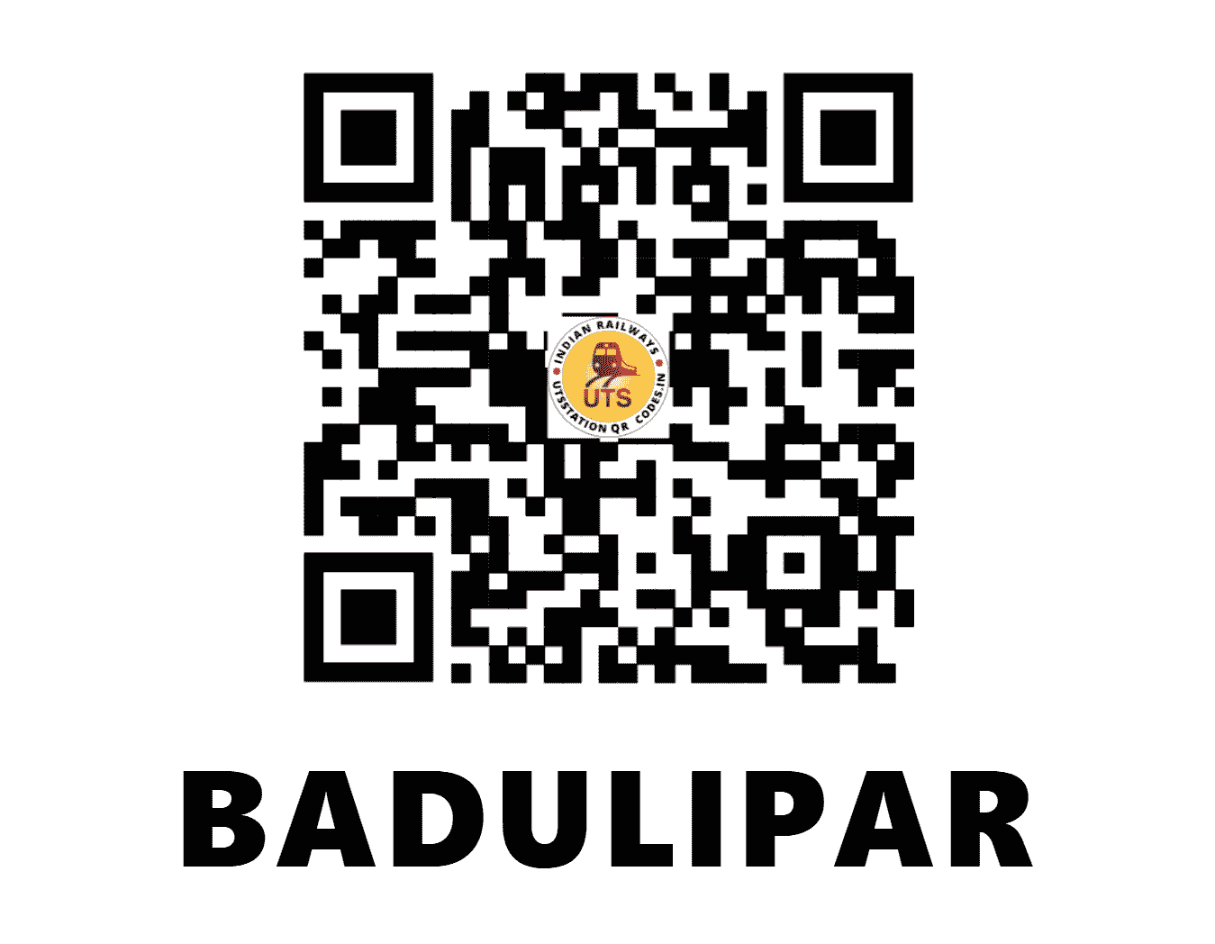 UTS QR Code for BADULIPAR - BLPR (NF - ASSAM)