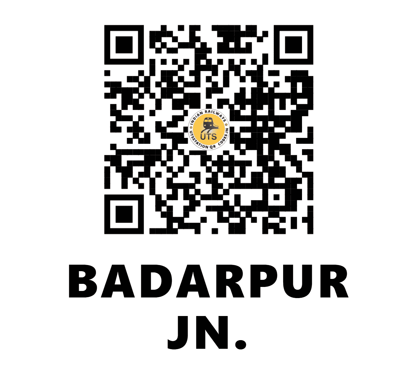 UTS QR Code for BADARPUR JN. - BPB (NF - ASSAM)
