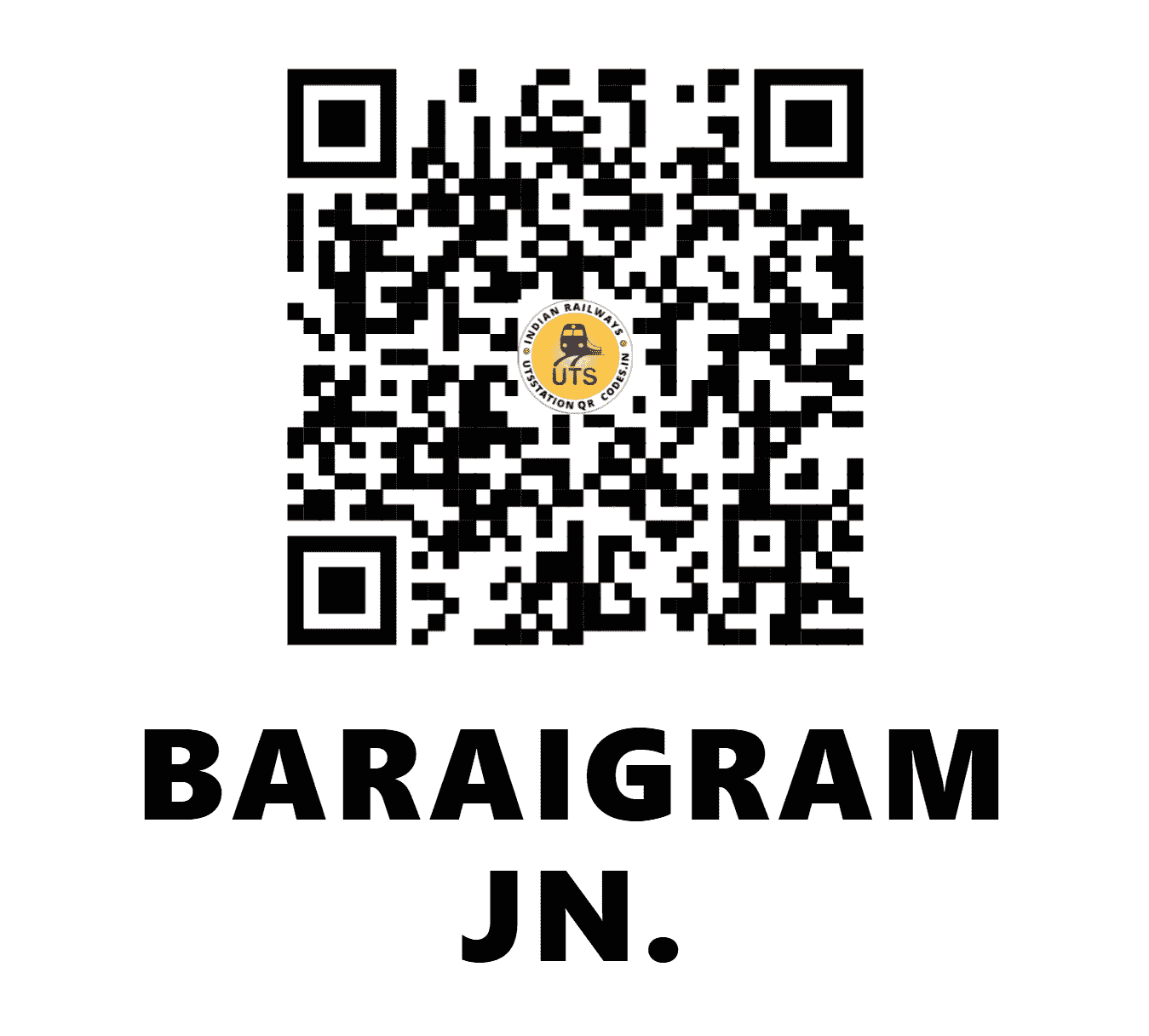 UTS QR Code for BARAIGRAM JN. - BRGM (NF - ASSAM)