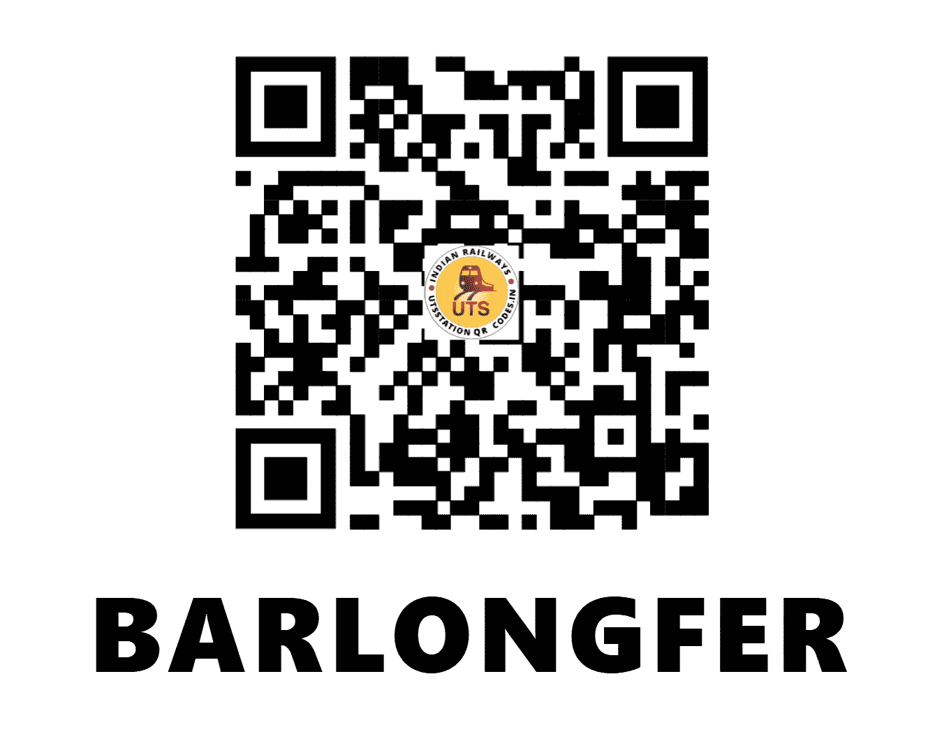 UTS QR Code for BARLONGFER - BRLF (NF - ASSAM)