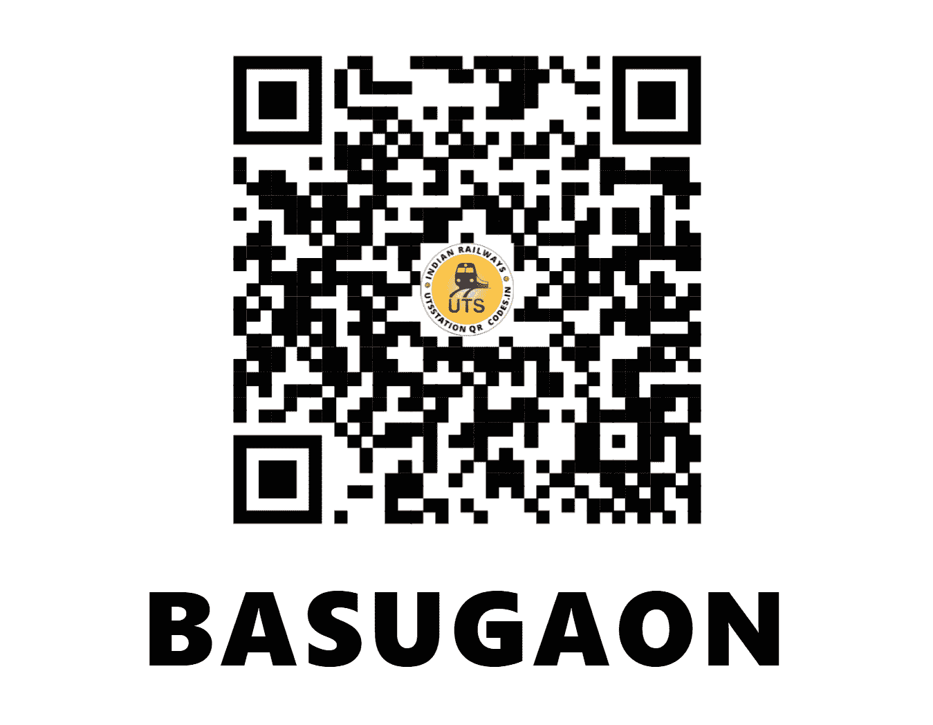 UTS QR Code for BASUGAON - BSGN (NF - ASSAM)