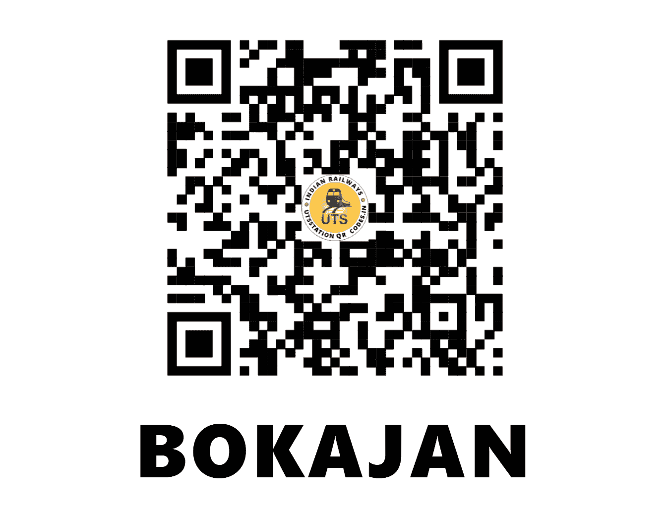 UTS QR Code for BOKAJAN - BXJ (NF - ASSAM)