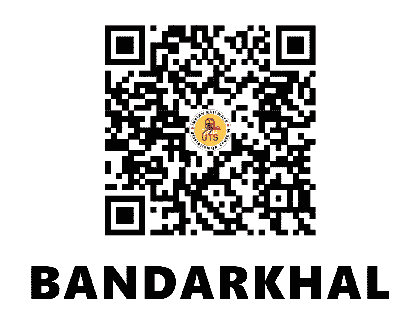 UTS QR Code for BANDARKHAL - BXK (NF - ASSAM)