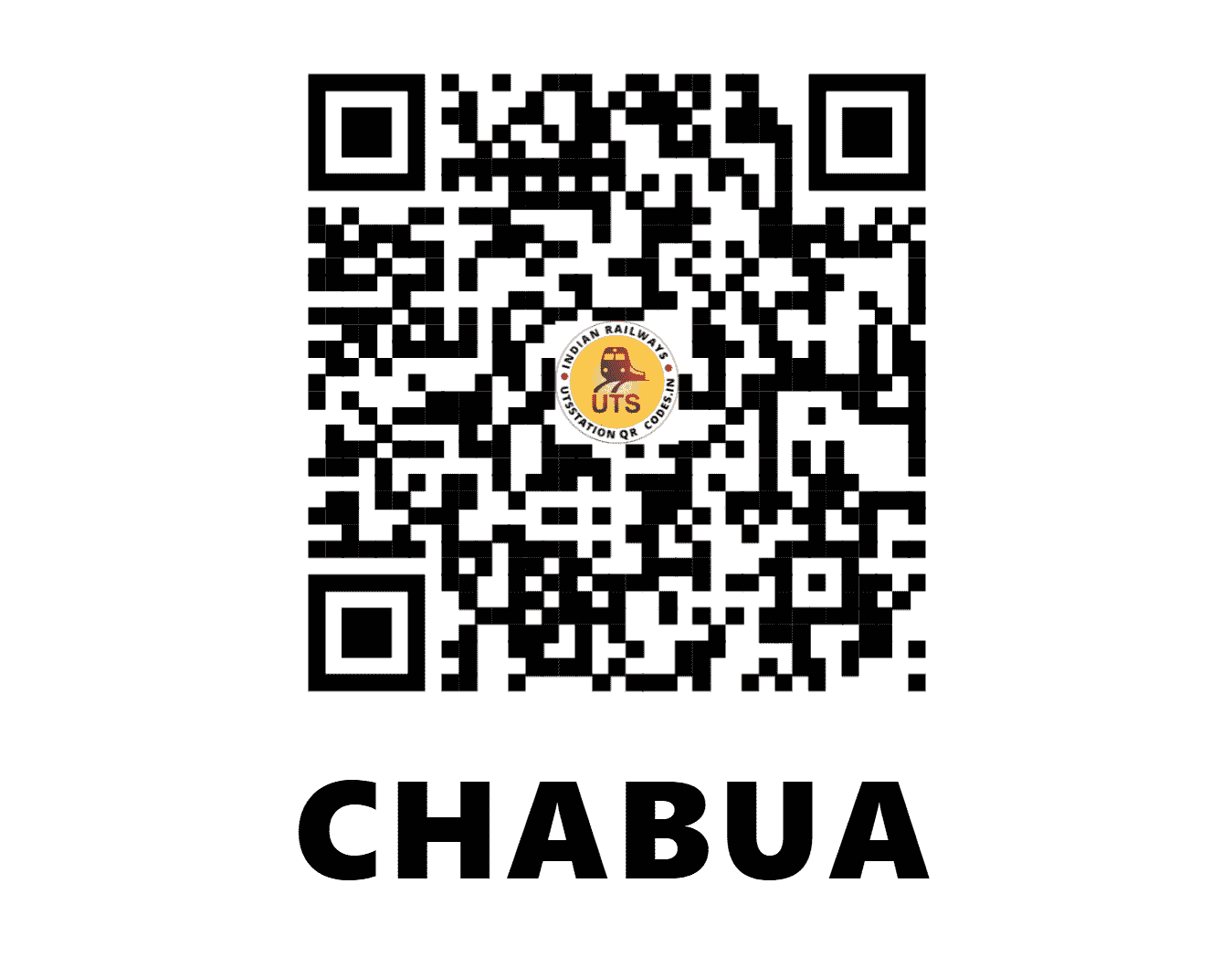 UTS QR Code for CHABUA - CHB (NF - ASSAM)