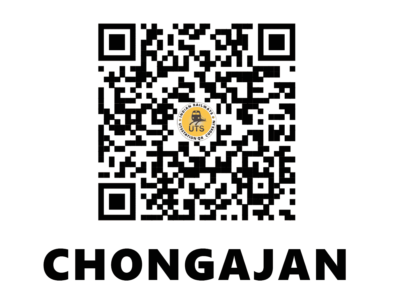 UTS QR Code for CHONGAJAN - CJA (NF - ASSAM)