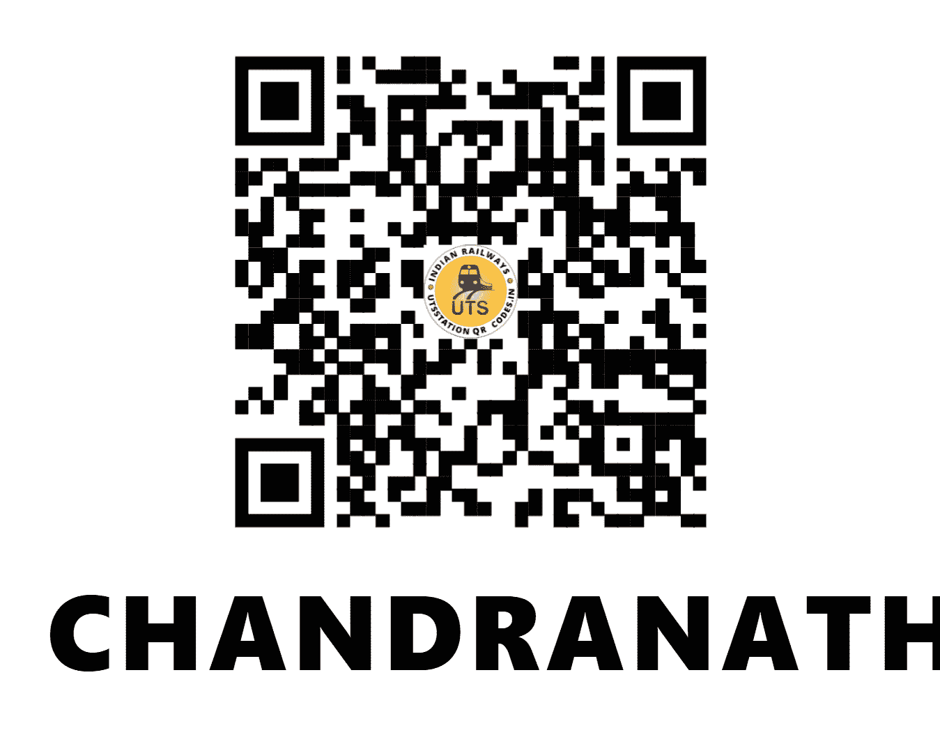 UTS QR Code for CHANDRANATHPUR - CNE (NF - ASSAM)