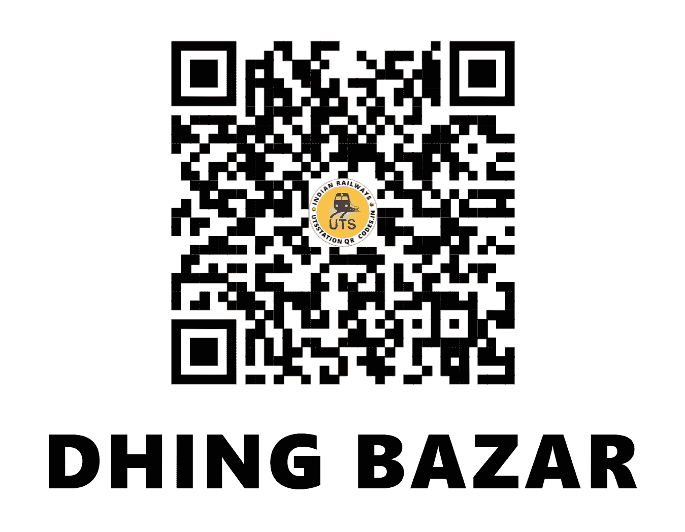 UTS QR Code for DHING BAZAR - DBZ (NF - ASSAM)