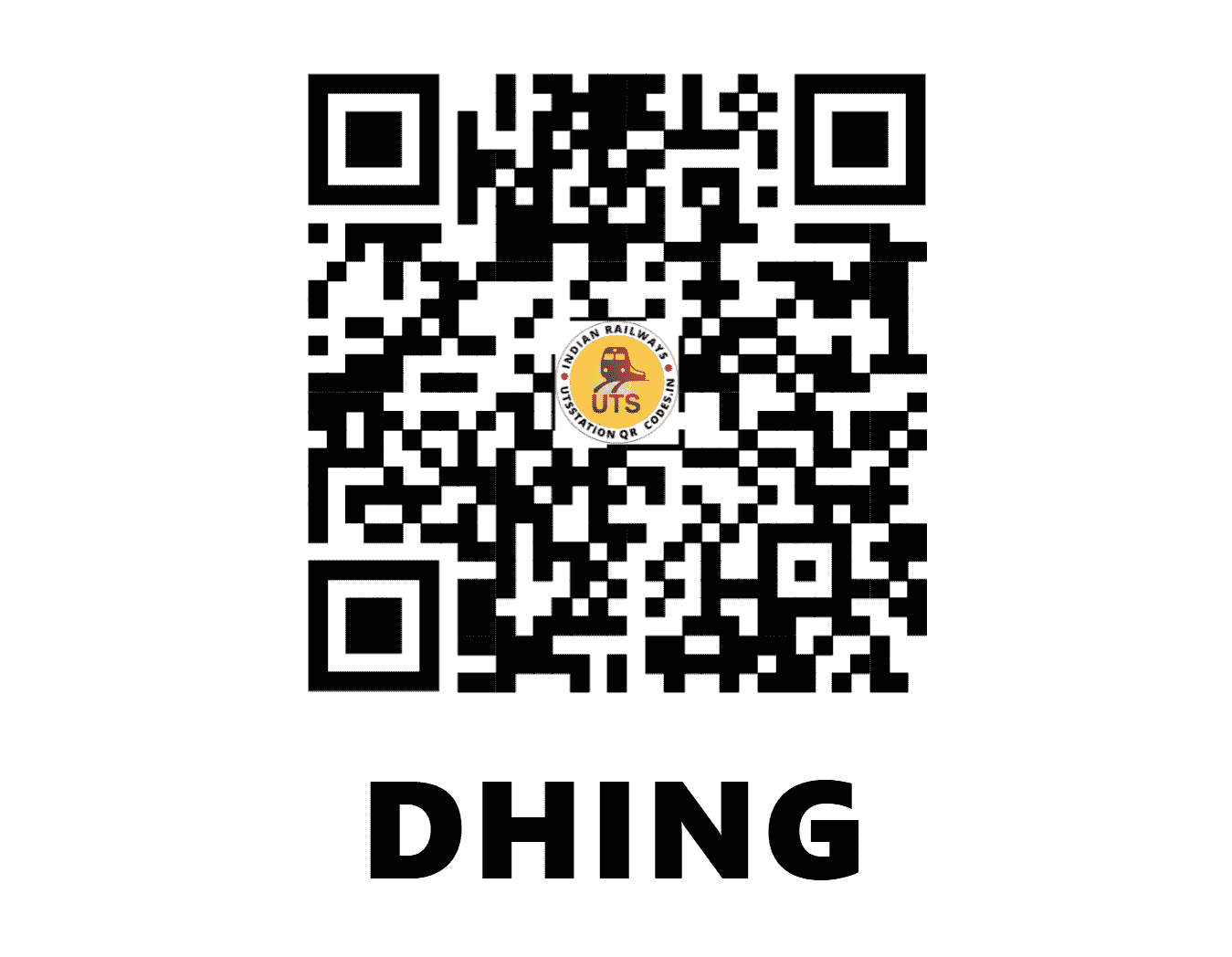 UTS QR Code for DHING - DIU (NF - ASSAM)