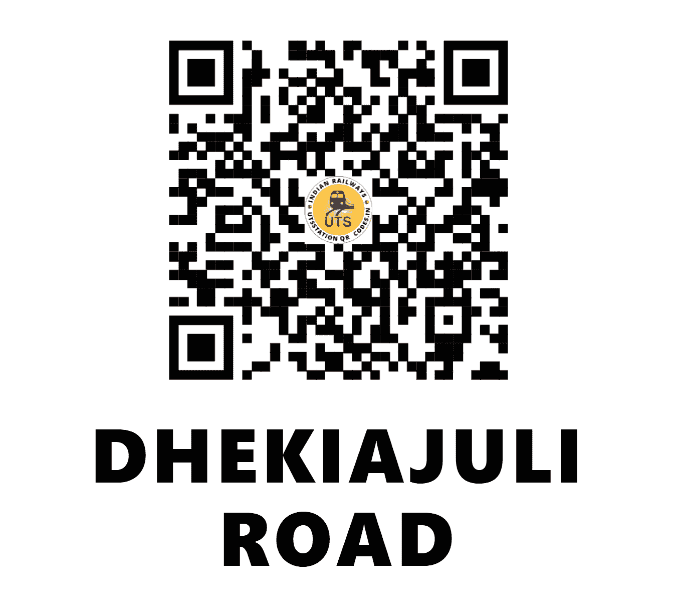 UTS QR Code for DHEKIAJULI ROAD - DKJR (NF - ASSAM)