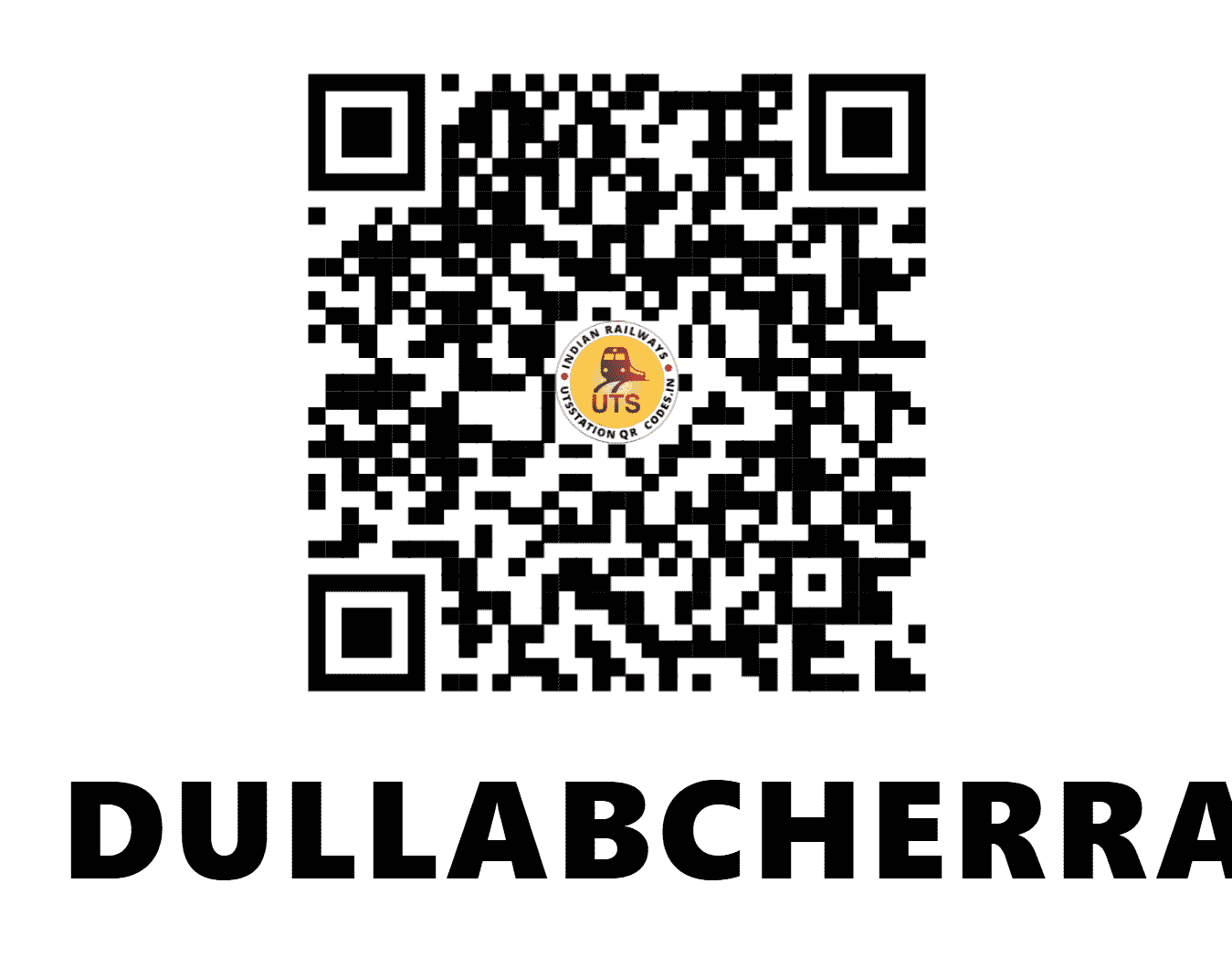 UTS QR Code for DULLABCHERRA - DLCR (NF - ASSAM)