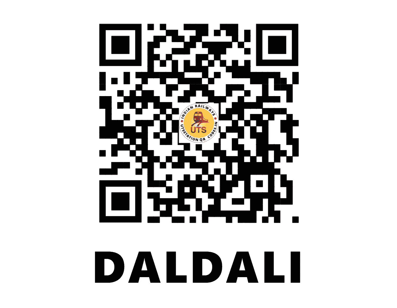 UTS QR Code for DALDALI - DLDE (NF - ASSAM)