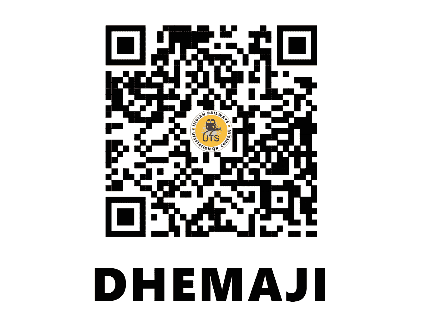 UTS QR Code for DHEMAJI - DMC (NF - ASSAM)