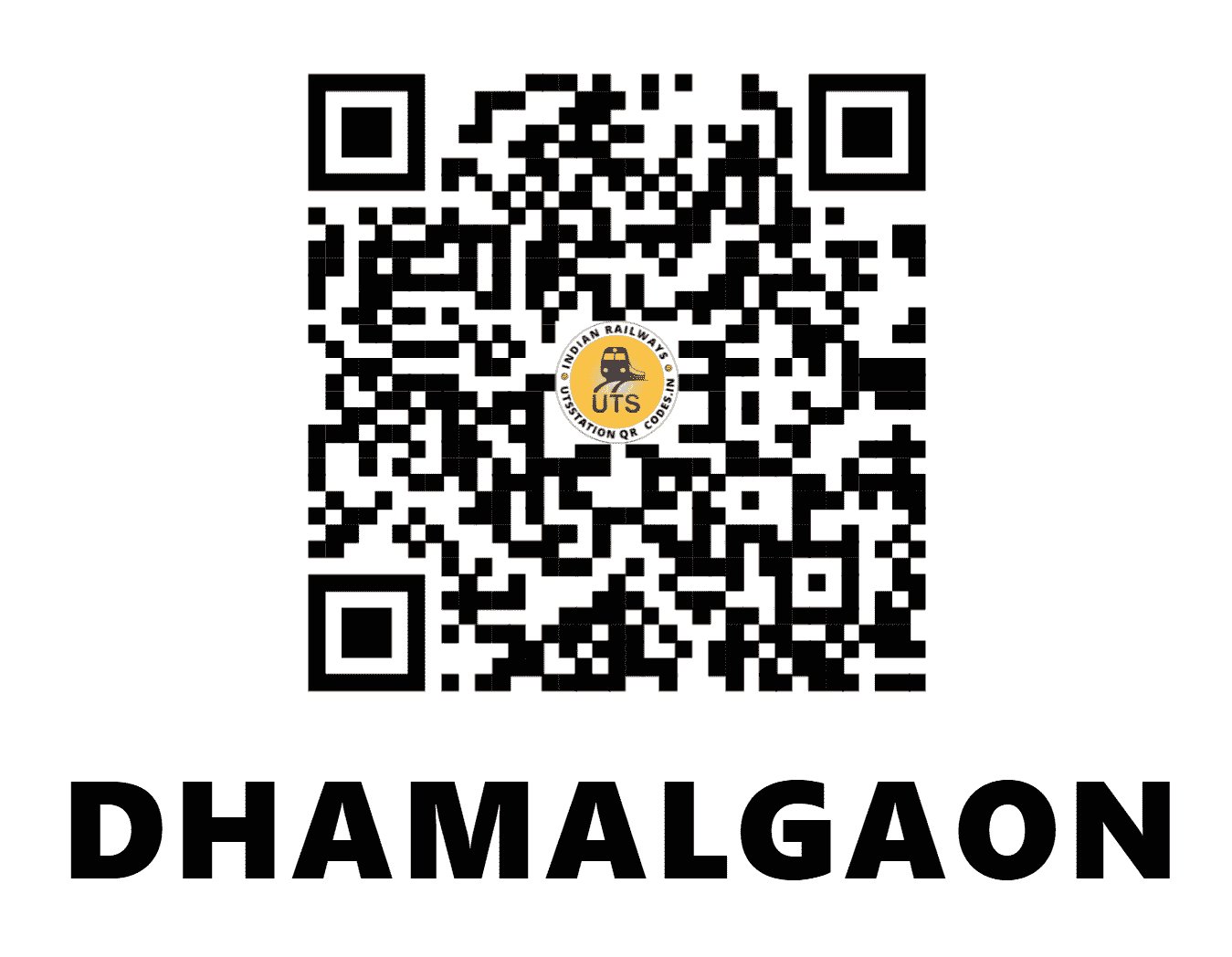 UTS QR Code for DHAMALGAON - DMGN (NF - ASSAM)