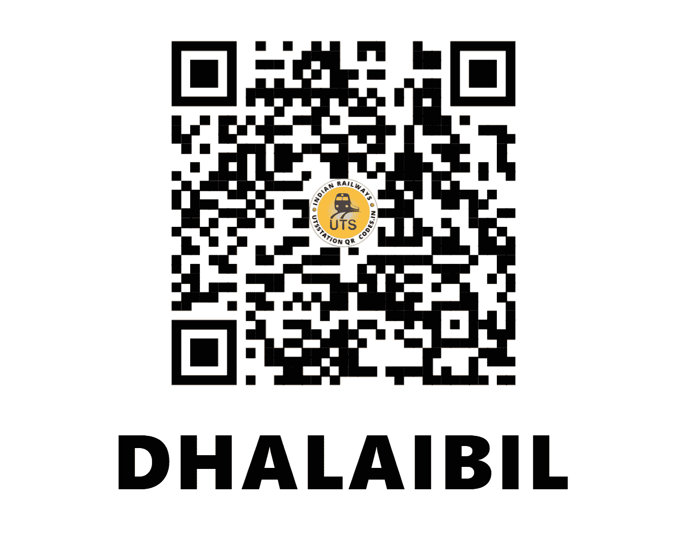 UTS QR Code for DHALAIBIL - DQL (NF - ASSAM)