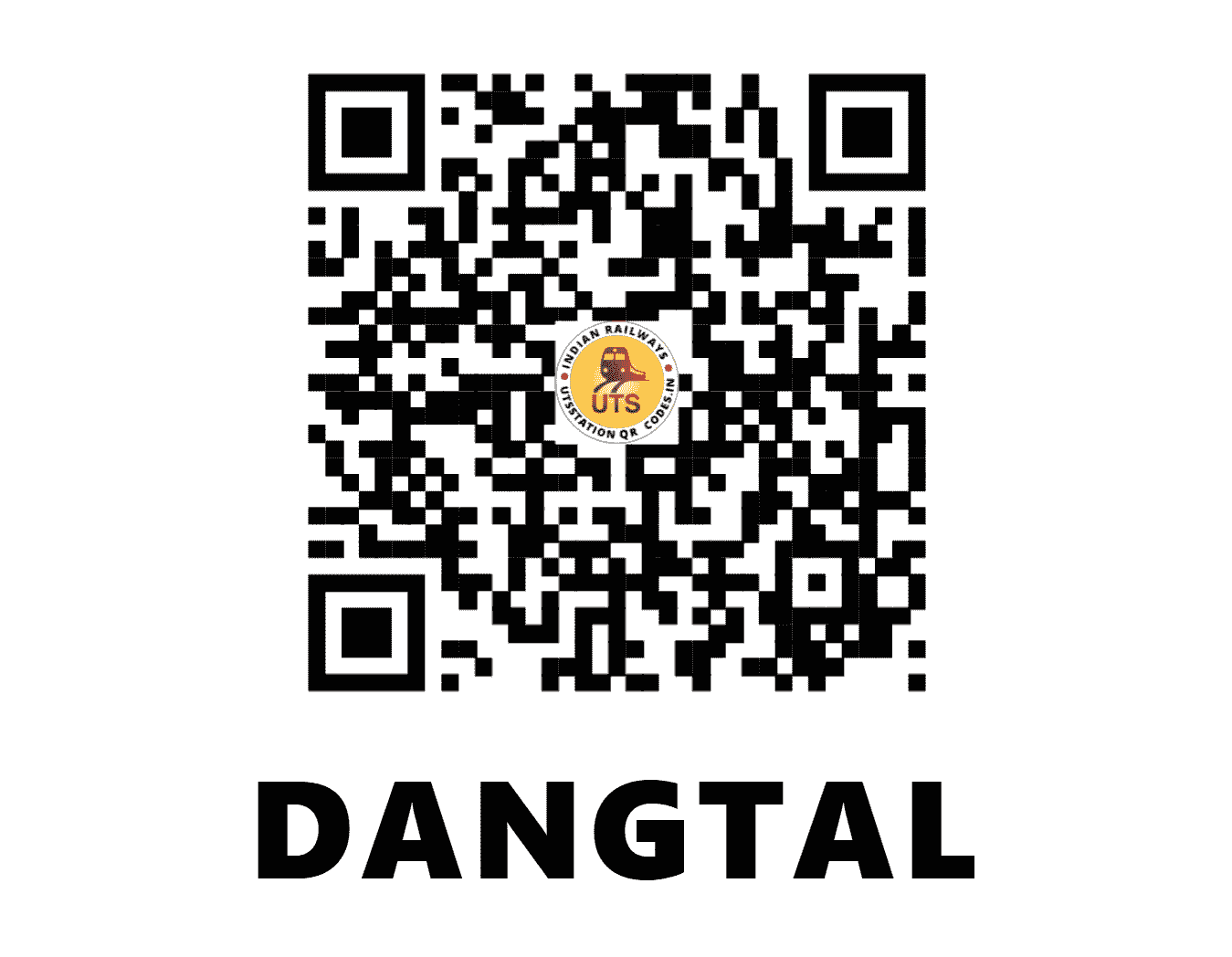 UTS QR Code for DANGTAL - DTX (NF - ASSAM)