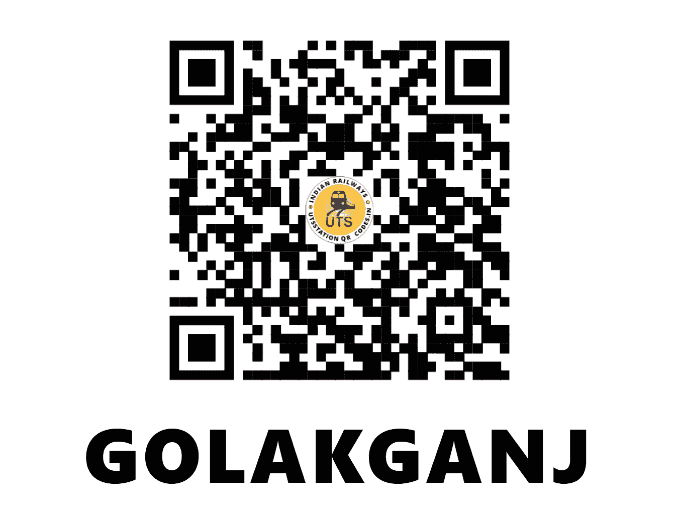 UTS QR Code for GOLAKGANJ - GKJ (NF - ASSAM)