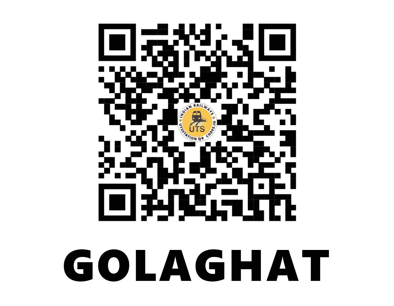 UTS QR Code for GOLAGHAT - GLGT (NF - ASSAM)