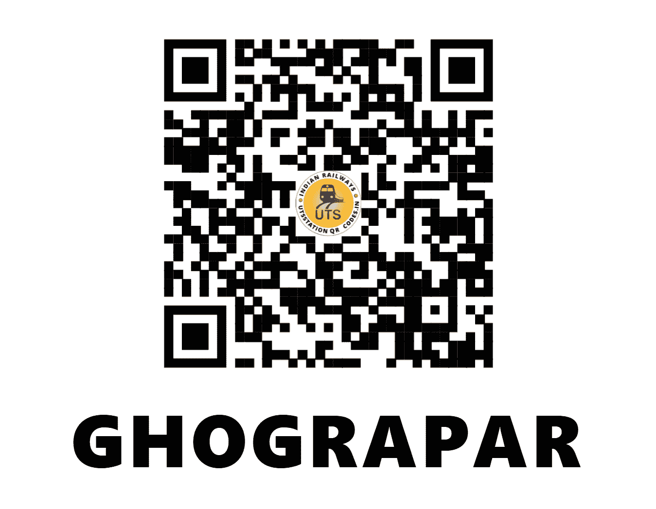 UTS QR Code for GHOGRAPAR - GOE (NF - ASSAM)