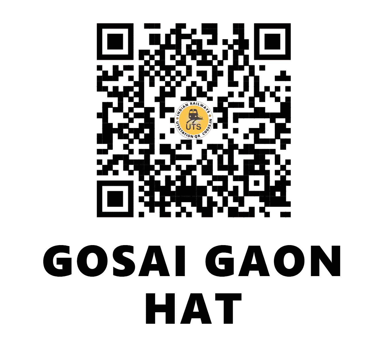 UTS QR Code for GOSAI GAON HAT - GOGH (NF - ASSAM)